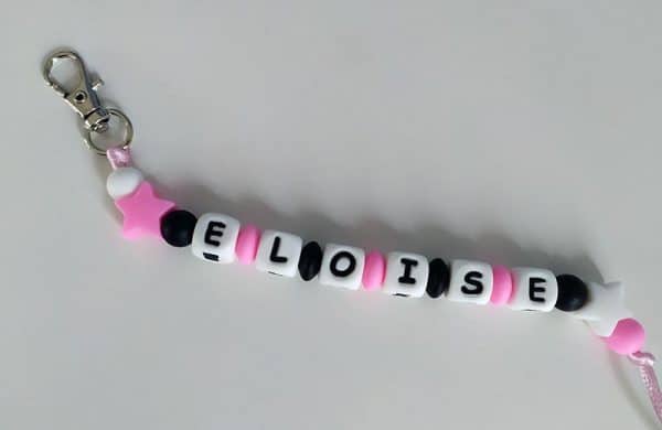 Porte-clés Eloïse étoiles