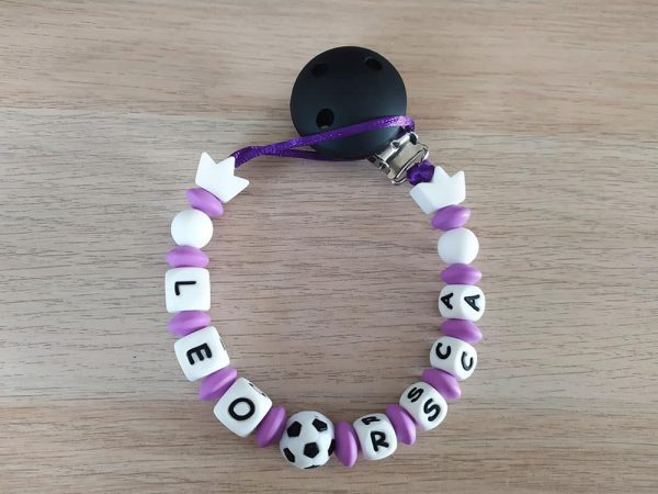 Attache tétine personnalisée Léo RSCA